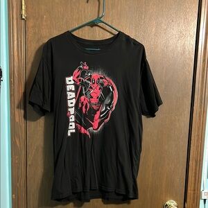 Marvel Black Deadpool Graphic T-Shirt